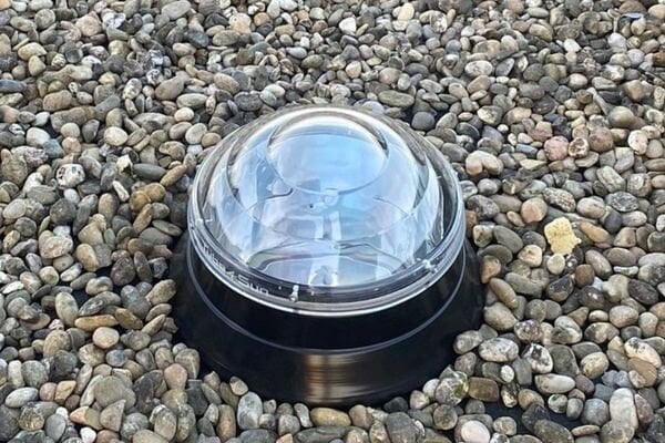 SunTube sun tunnel with crystal glass